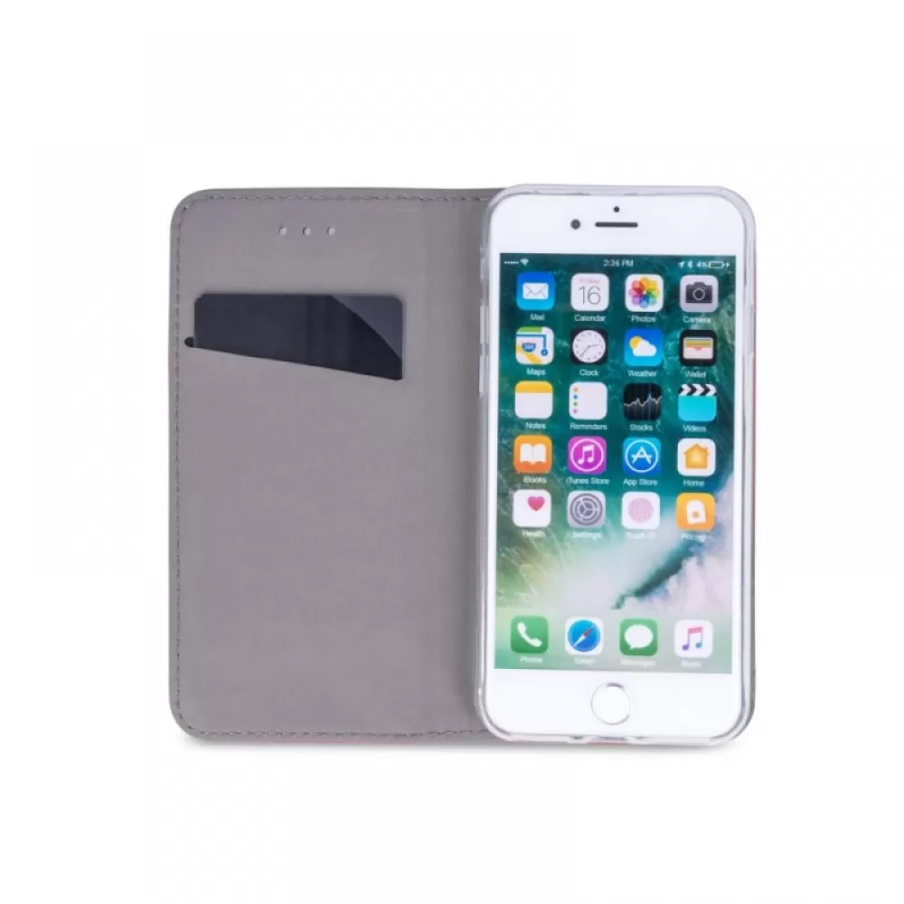 Futrola flip SMART CASE BOOK (Smart Magnet case) za iPhone 16 Plus (6.7) crvena