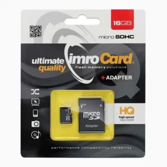 IMRO Memorijska kartica Micro SD 16GB 100MB/s UHS-1 sa adapterom SD 