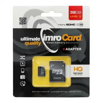 IMRO Memorijska kartica Micro SD 32GB 100MB/s UHS-3 sa adapterom SD