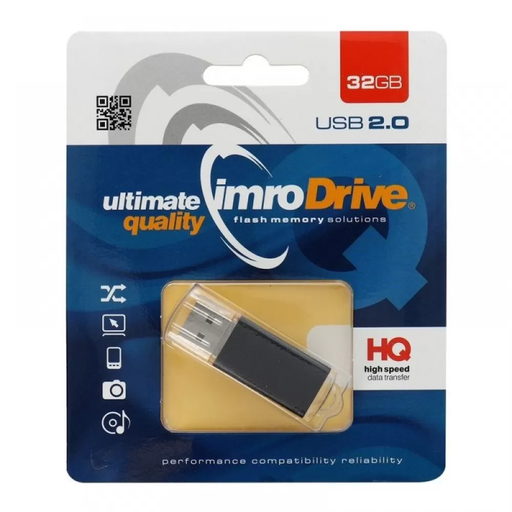 IMRO USB fles BLACK 32GB USB 2.0