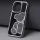 Futrola TEDDY BEAR za iPhone 16 Pro (6.3) srebrna