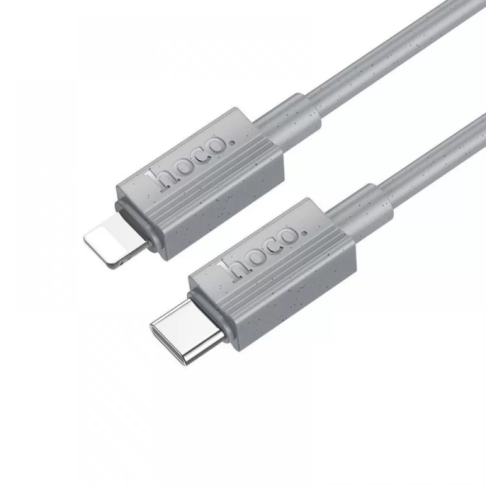 USB kabal HOCO Type C na Lightning 27W X107 1m sivi