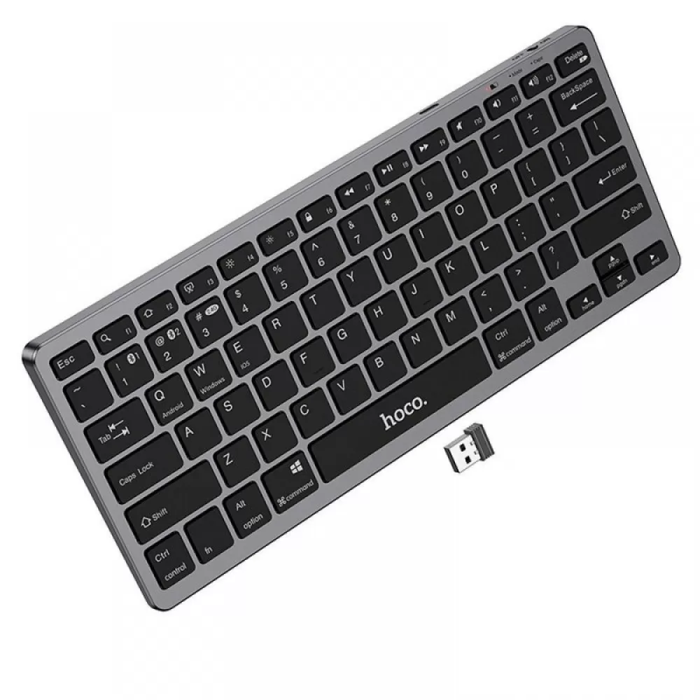 Bezicna tastatura HOCO QWERTY GM32 crna