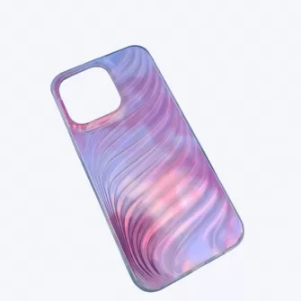 Futrola Holo Sedef Waves za iPhone 15 (6.1) roze