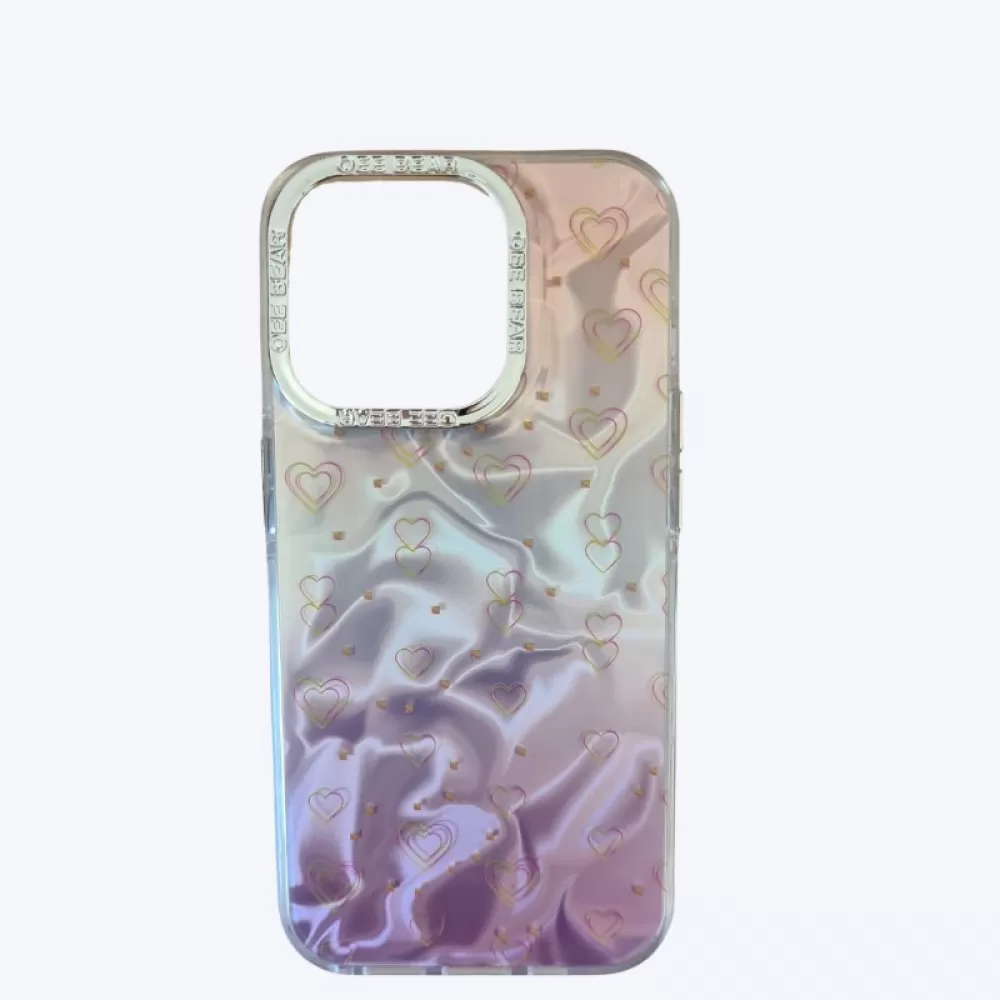 Futrola PVC Holo Heart za iPhone 15 (6.1)