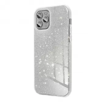 Futrola SHINING CASE (Glitter 3in1) za iPhone 16 Plus (6.7) srebrna