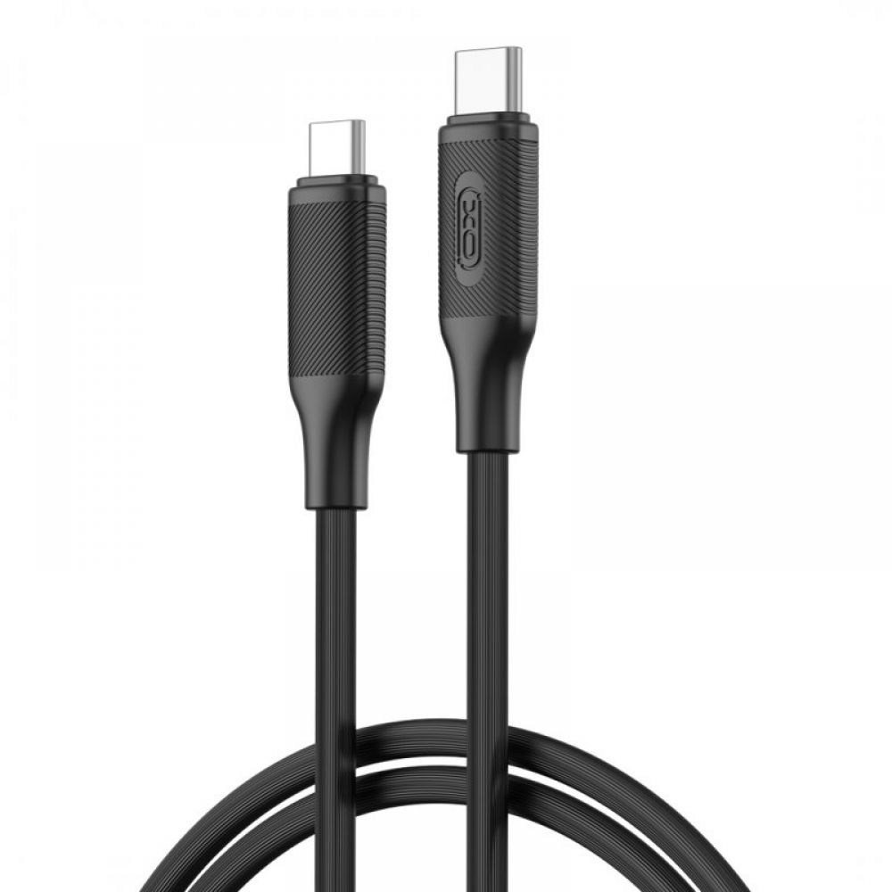 XO kabal NB-Q265B PD USB-C - USB-C 1,0m 60W crni