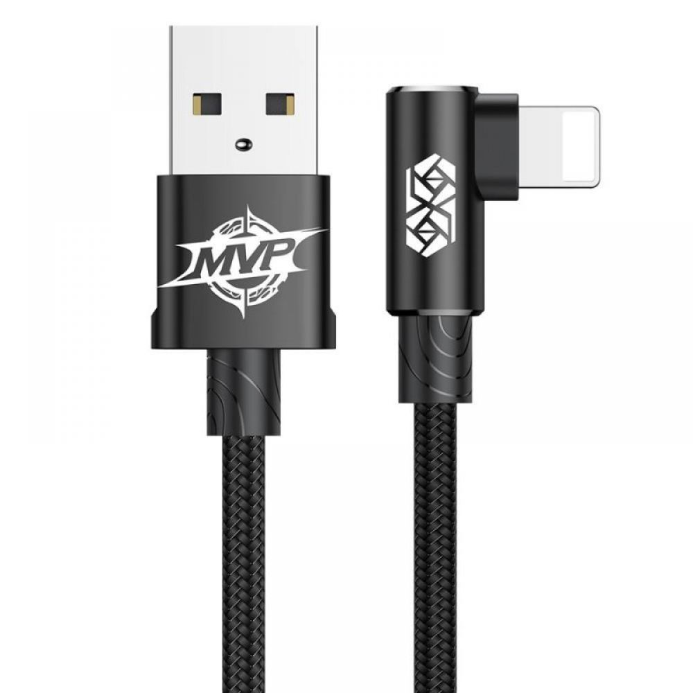 USB kabal Baseus MVP Elbow USB na Lightning 1m 2A crni