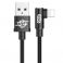 USB kabal Baseus MVP Elbow USB na Lightning 1m 2A crni