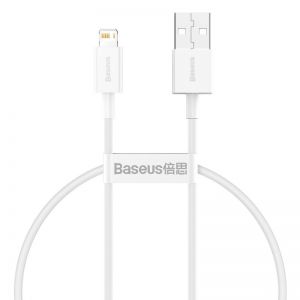 USB kabal Baseus Superior USB na Lightning 0,25m 2,4A beli