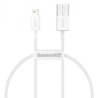 USB kabal Baseus Superior USB na Lightning 0,25m 2,4A beli