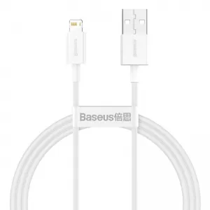 USB kabal Baseus Superior USB na Lightning 1m 2,4A beli