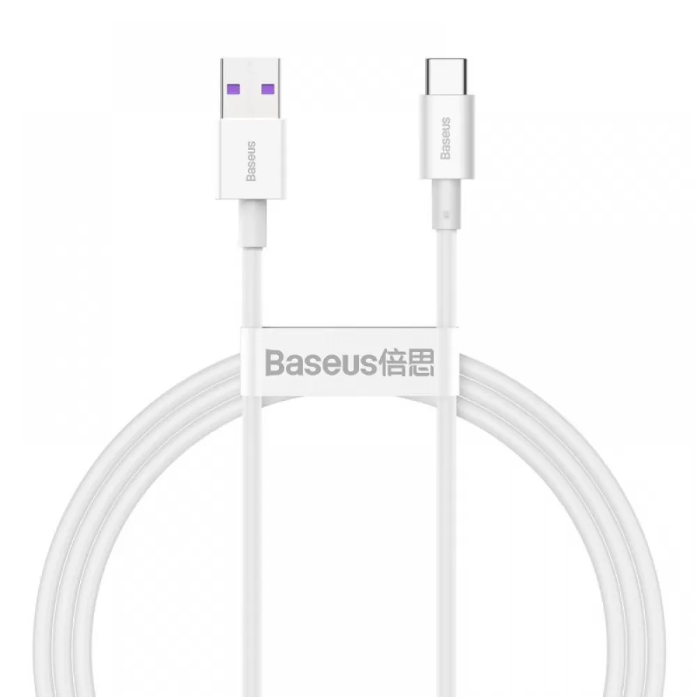 USB kabal Baseus Superior USB na USB-C 1m 66W beli