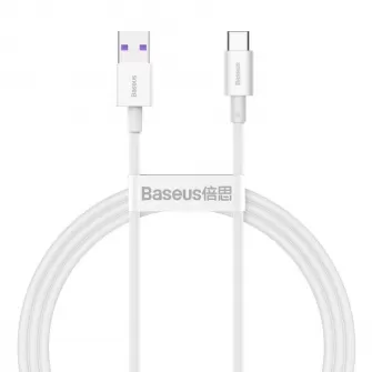 USB kabal Baseus Superior USB na USB-C 1m 66W beli