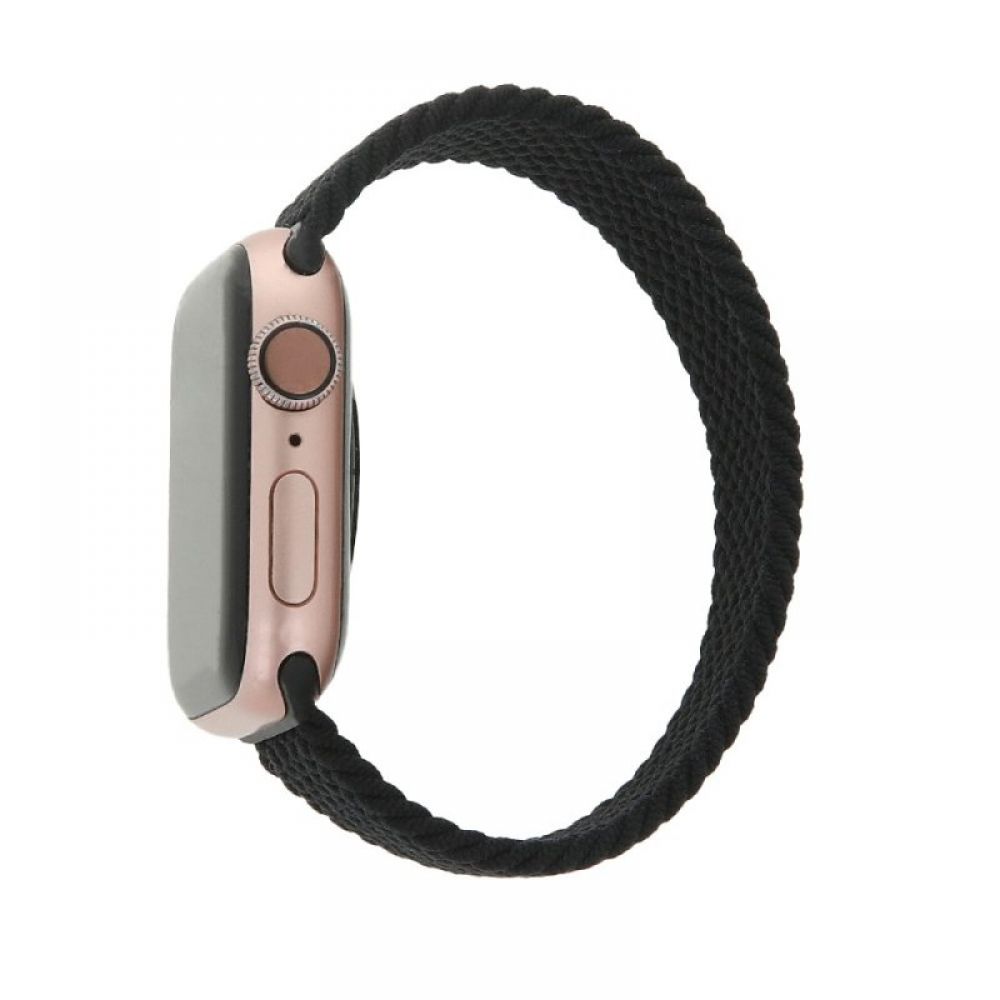 Narukvica za sat L za Apple Watch 38/40/41 mm duzina 155 mm crna