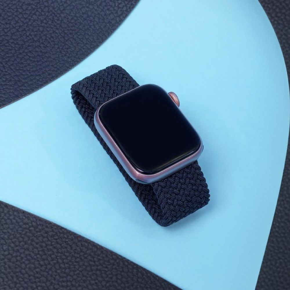 Narukvica za sat L za Apple Watch 42/44/45 mm duzina 165 mm crna