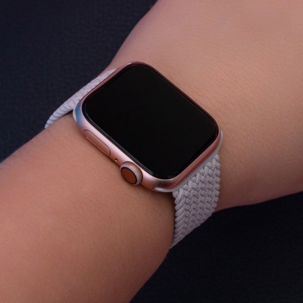 Narukvica za sat M za Apple Watch 42/44/45 mm duzina 155 mm siva