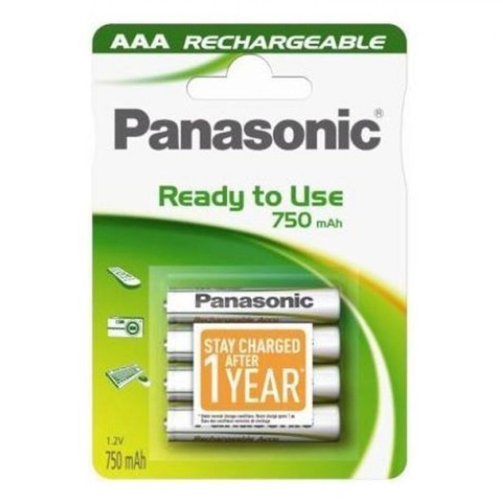 Panasonic baterija HHR-4MVE/4BC 750mAh - punjive 2xAAA