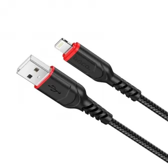 USB kabal HOCO. X59 USB A na Lightning 2,4A 1m crni