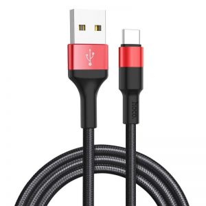 USB kabal HOCO. X26 USB A na Type C 2A 1m crno crveni