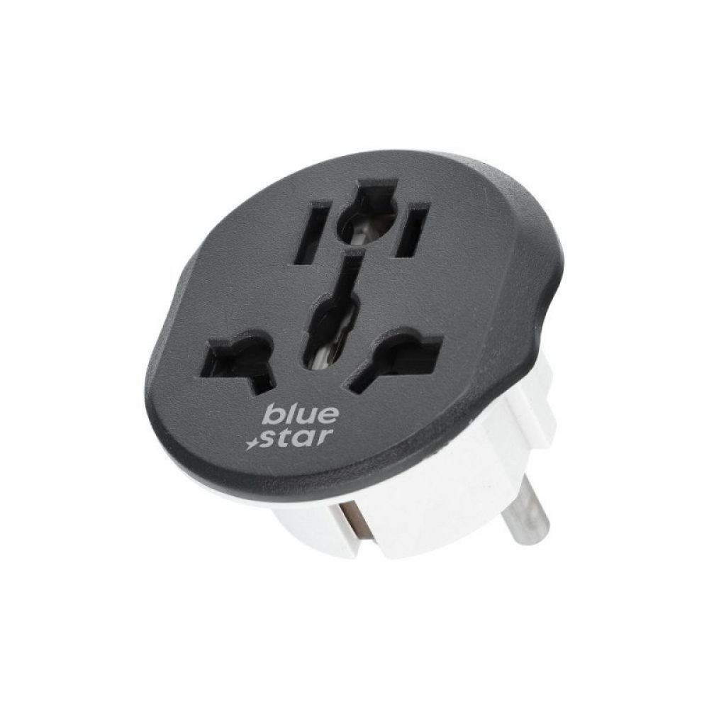 Putni adapter BLUE STAR GO TO Evropa (Tip E) 16A beli