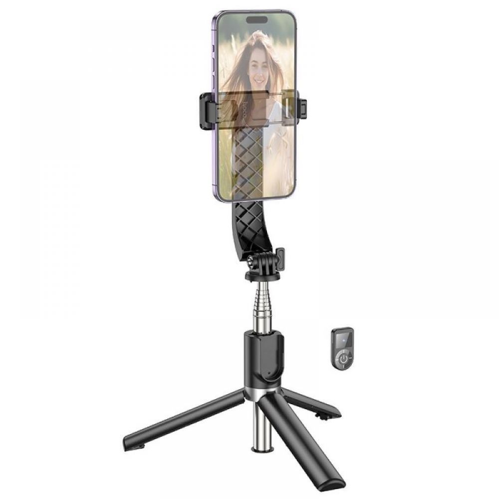 HOCO. K20 tripod selfie stick ( selfie stap) sa bluetooth upravljacem crni