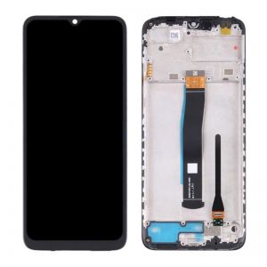 LCD + touchscreen + frame za Xiaomi Redmi 10C / Poco C40 crni FULL ORIGINAL EU