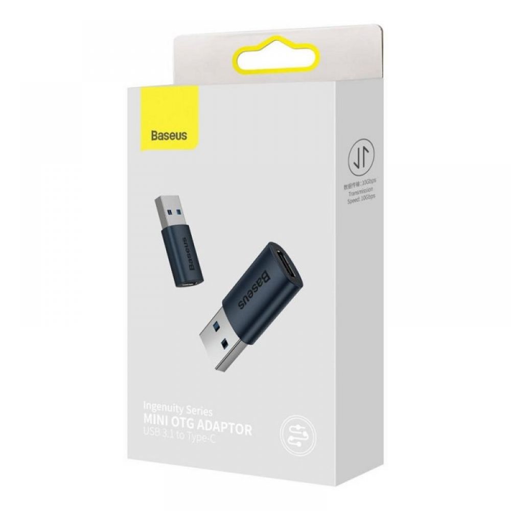 Baseus adapter USB-A 3.1 na USB-C plavi OTG