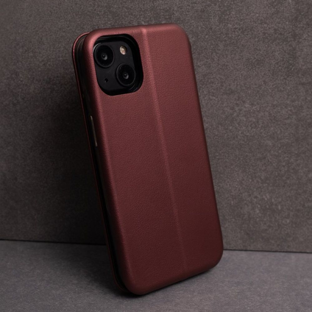 Futrola flip cover GALIO (Smart Diva) za Xiaomi Redmi Note 13 Pro Plus 5G bordo