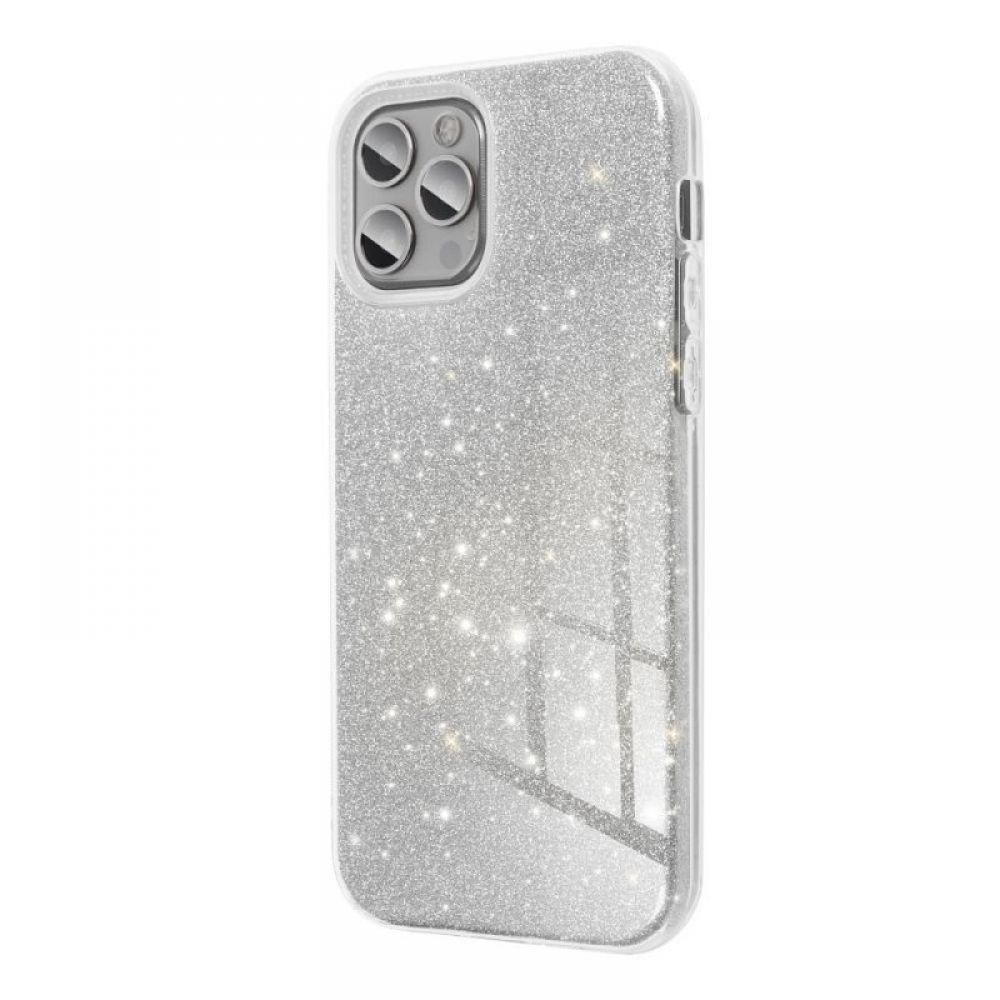 Futrola SHINING CASE (Glitter 3in1) za Xiaomi Redmi Note 12 Pro 5G / Note 12 Pro Speed / Poco X5 Pro srebrna