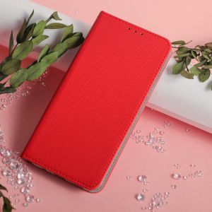 Futrola flip SMART CASE BOOK (Smart Magnet case) za Xiaomi Redmi 13C 4G / 13C 5G / Poco C65 crvena