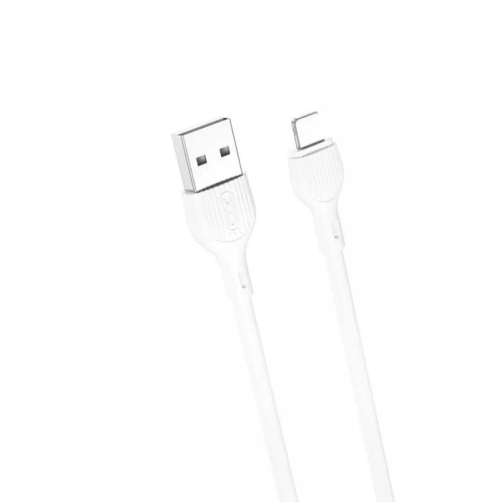 XO kabal NB200 USB - Lightning 1,0 m 2,1A beli