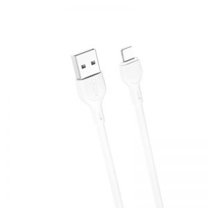 XO kabal NB200 USB - Lightning 1,0 m 2,1A beli