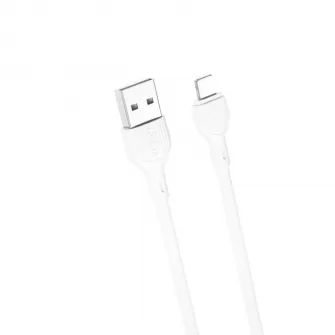 XO kabal NB200 USB - Lightning 1,0 m 2,1A beli