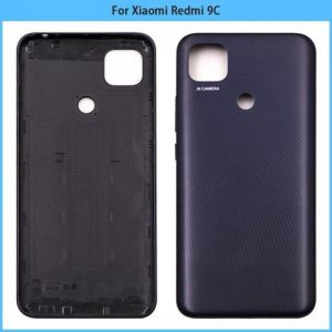 Poklopac baterije (bez stakla kamere) za Xiaomi Redmi 9C crni FULL ORIGINAL EU