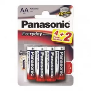 Panasonic Baterije LR6EPS/8BW -AA (6+2)