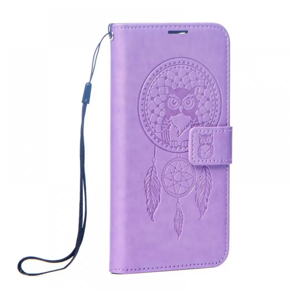 Futrola flip MEZZO BOOK za Samsung S25 dreamcatcher ljubicasta