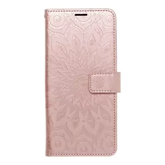 Futrola flip MEZZO BOOK za Samsung S25 mandala rose gold