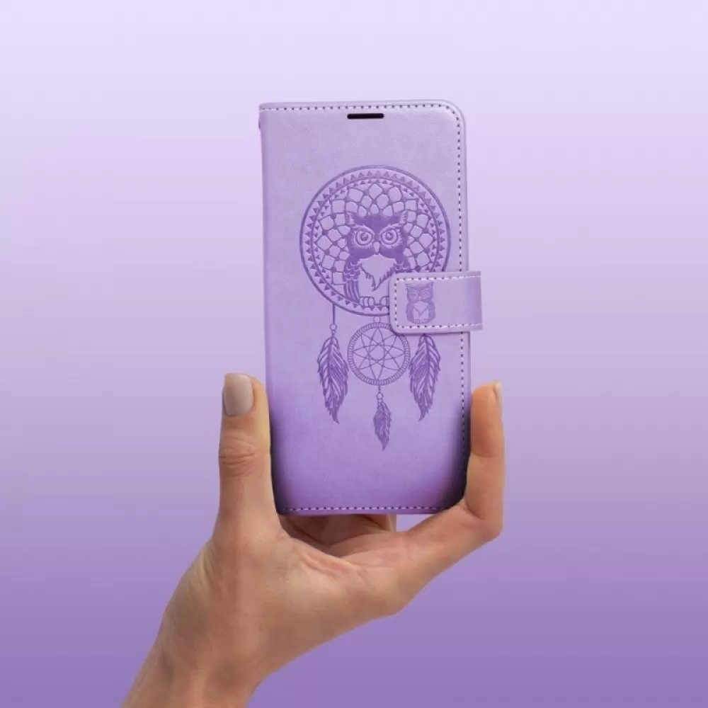 Futrola flip MEZZO BOOK za Samsung S25 Plus dreamcatcher ljubicasta