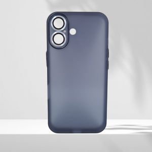 Futrola MATTE silikon sa zastitom za kameru za iPhone 16 Pro (6.3) teget