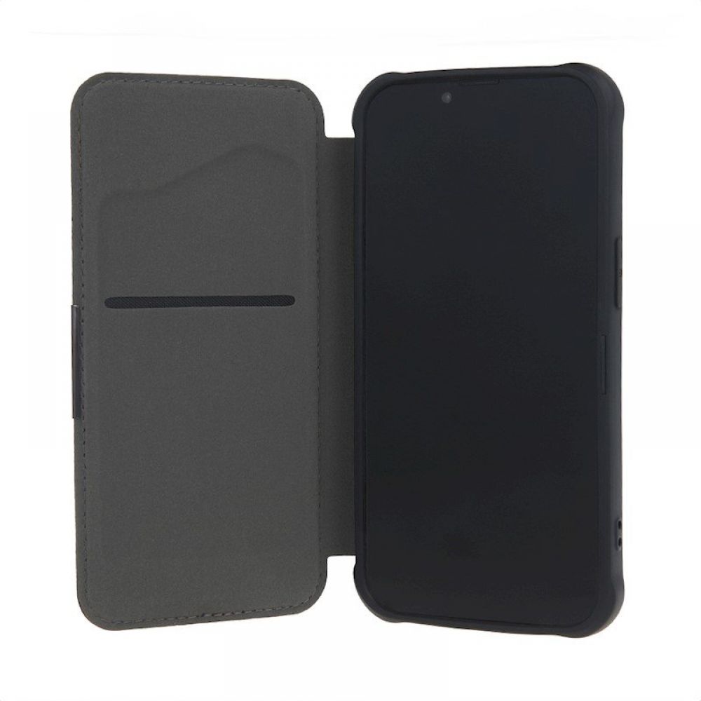 Futrola flip RAZOR BOOK (Smart Carbon case) za Xiaomi Redmi Note 13 Pro 5G siva