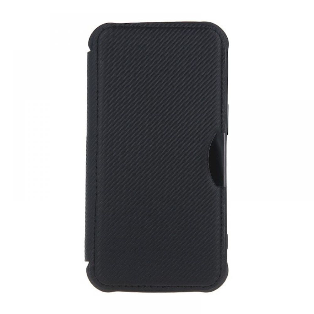 Futrola flip RAZOR BOOK (Smart Carbon case) za Xiaomi Redmi 13C 4G / Poco C65 crna