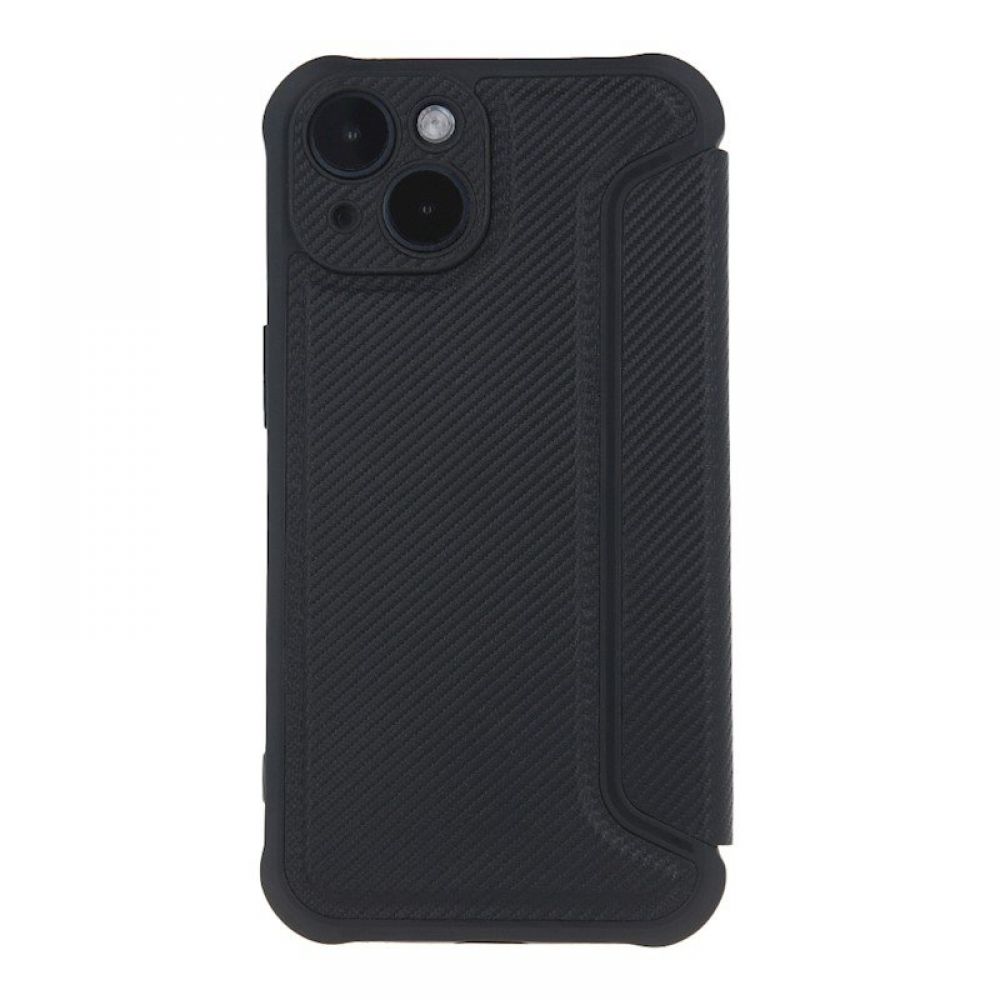 Futrola flip RAZOR BOOK (Smart Carbon case) za Xiaomi Redmi 13C 4G / Poco C65 crna