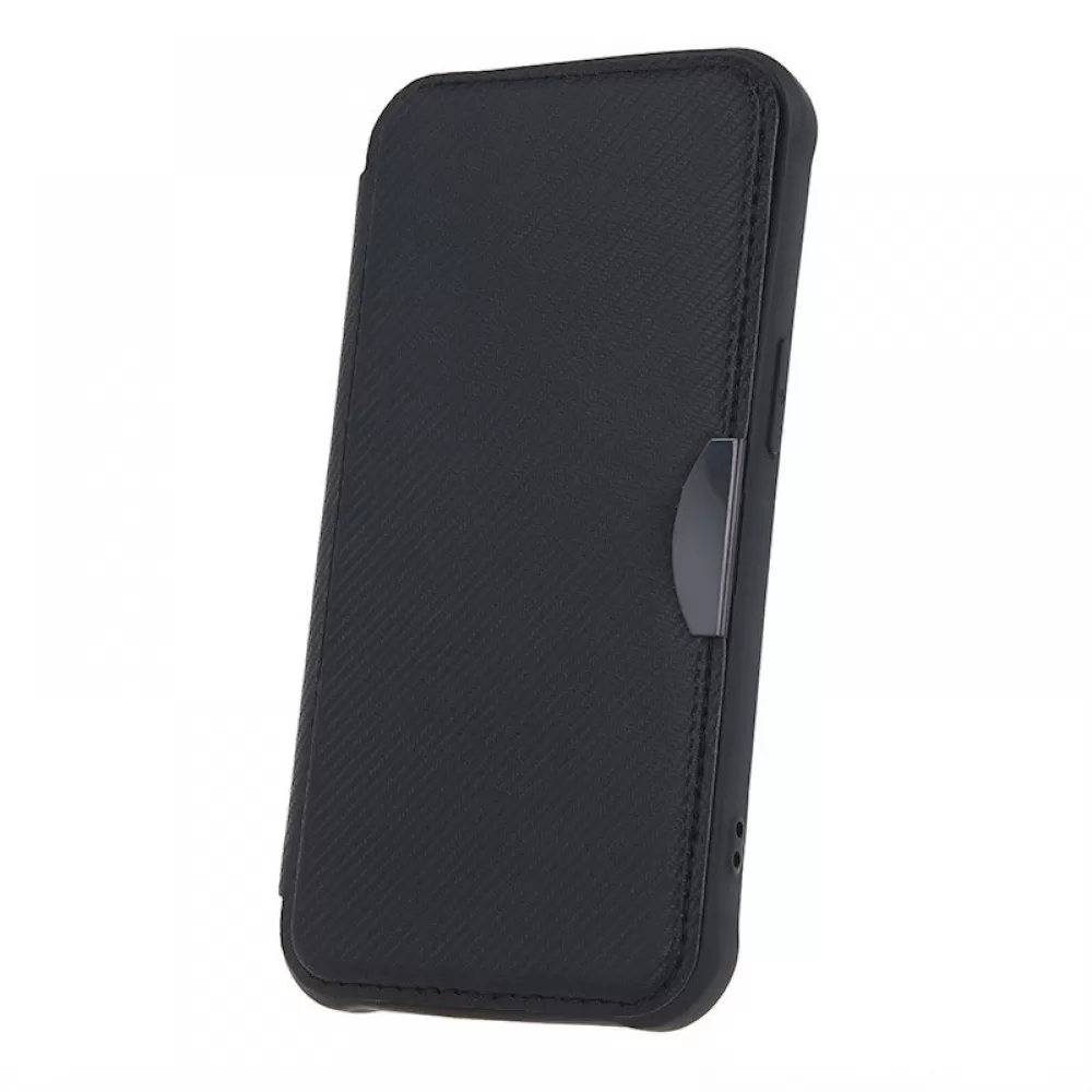 Futrola flip RAZOR BOOK (Smart Carbon case) za Xiaomi Redmi 13C 4G / Poco C65 crna