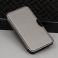 Futrola flip RAZOR BOOK (Smart Carbon case) za iPhone 16 Pro (6.3) siva