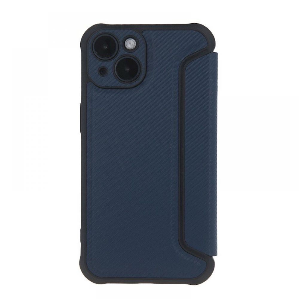 Futrola flip RAZOR BOOK (Smart Carbon case) za iPhone 16 Pro (6.3) tamno plava