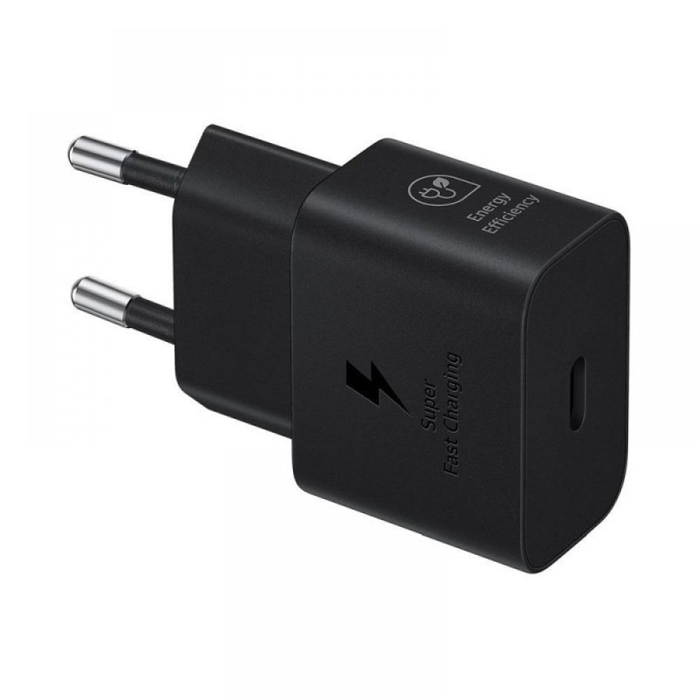 Kucni punjac Samsung 25W, 3A, 1 x USB-C, sa USB-C kablom  EP-T2510XBEGEU crni