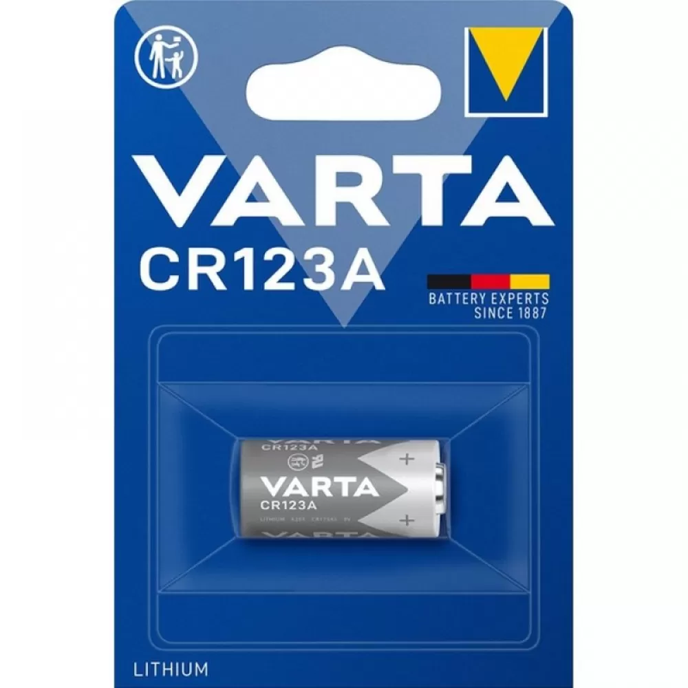 VARTA litijumska baterija CR123A 3V 1 kom