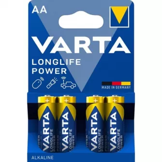 VARTA alkalna baterija R6 (AA) Longlife Power 4 kom