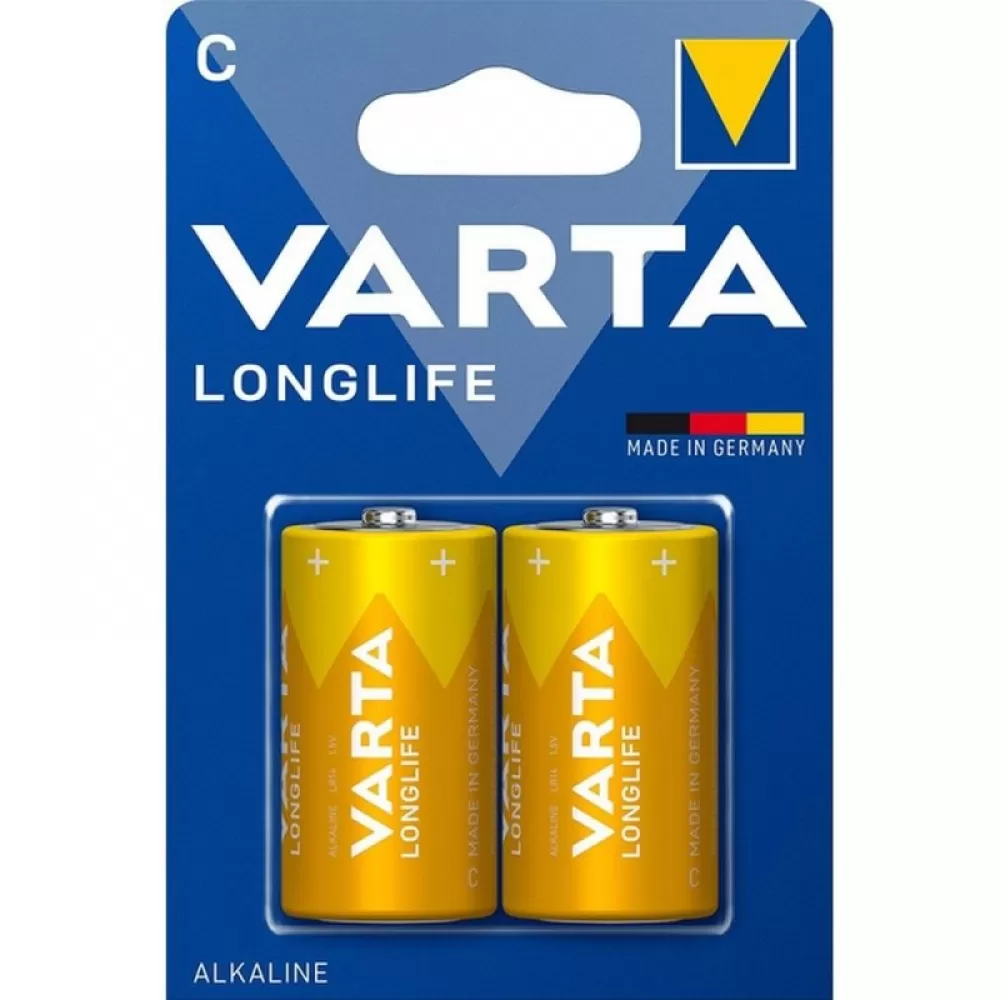 VARTA alkalna baterija R14 (Tip C) Longlife 2 kom